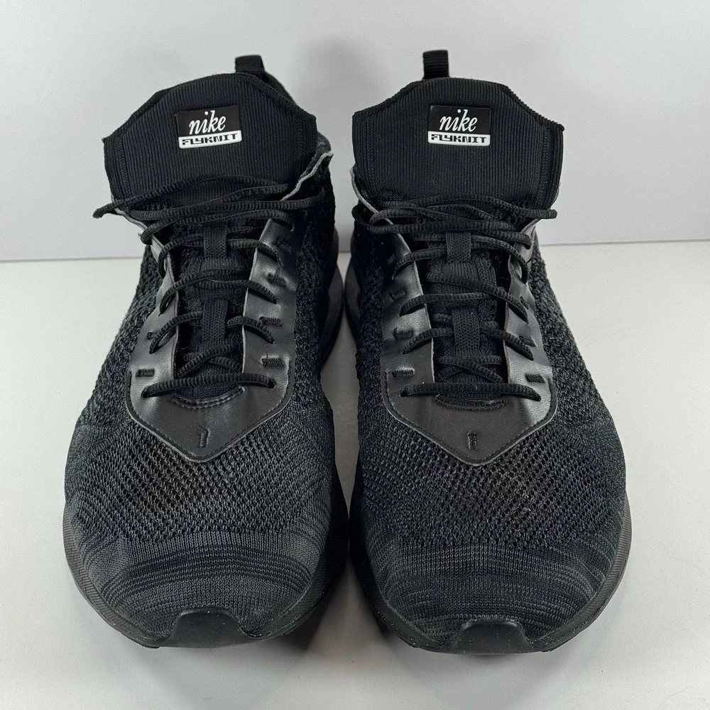 Nike Air Max Flyknit Racer FD2764-001‎ Shoes Black Anthracite Black Men's 14